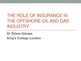 The Role of Insurance in Offshore Oil and Gas Industry