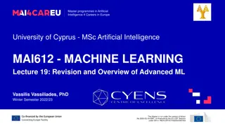 Master's Program in Artificial Intelligence at University of Cyprus - Winter Semester 2022/23