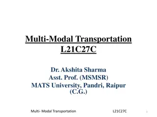 Understanding Multimodal Transportation in Logistics