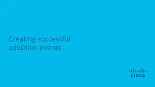 Creating Successful Adoption Events with Cisco Webex