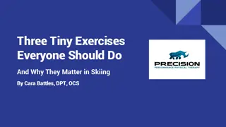 Three Tiny Exercises for Injury Prevention in Skiing