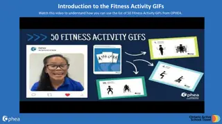 Fun Fitness Activities with GIFs and BINGO Sheet