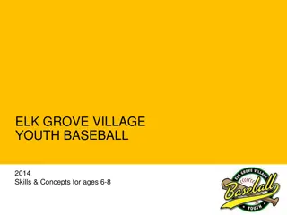 Elk Grove Village Youth Baseball 2014 Skills & Concepts for Ages 6-8