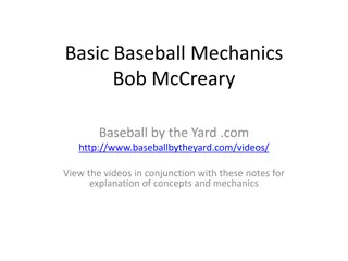 Enhancing Baseball Skills: Mechanics, Defense, Hitting, and Pitching Fundamentals