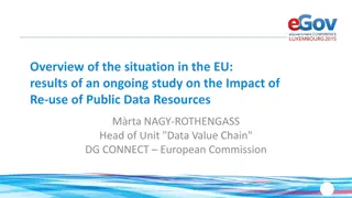 Overview of the Impact of Re-use of Public Data Resources in the EU