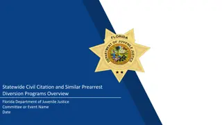 Effective Implementation of Civil Citation and Prearrest Diversion Programs in Florida