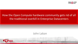 Revolutionizing Enterprise Datacenters with Open Compute Hardware Community