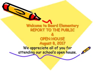 Beard Elementary School Open House and Procedures