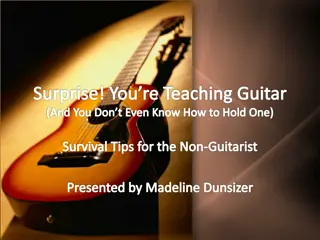 Guitar Teaching Survival Tips and Resources