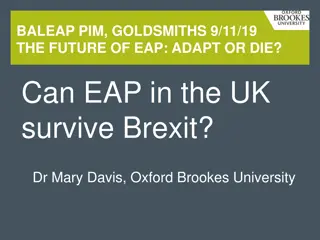 Challenges Facing EAP in the UK Post-Brexit