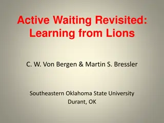 Learning from Lions: Action, Procrastination, and Managerial Productivity