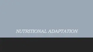 Lactose Intolerance and Nutritional Adaptation