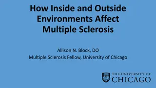 Understanding the Impact of Inside and Outside Environments on Multiple Sclerosis