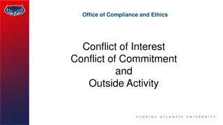 Understanding Conflict of Interest, Conflict of Commitment, and Outside Activity in Compliance and Ethics