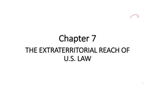 Understanding the Extraterritorial Reach of US Law