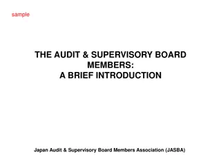 The Role of Audit & Supervisory Board Members in Japan