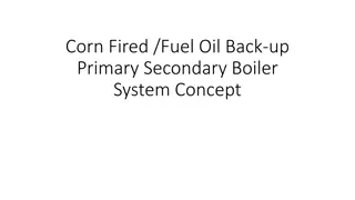 Corn Fired / Fuel Oil Back-up Boiler System Concept