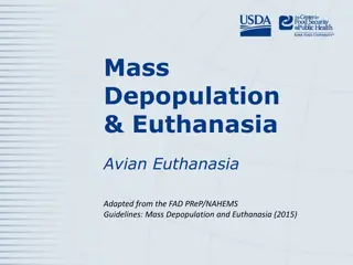 Guidelines for Avian Euthanasia and Mass Depopulation