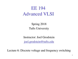 Dynamic Voltage and Frequency Scaling in Advanced VLSI