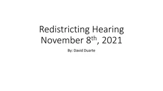 Redistricting Hearing Insights and Approaches for Westchester