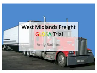 West Midlands Freight GLOSA Trial Project Overview