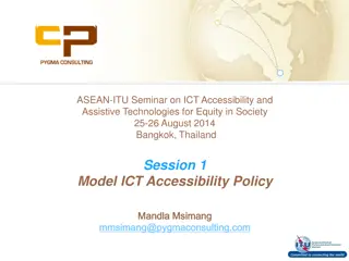 Enhancing Equity Through Model ICT Accessibility Policy