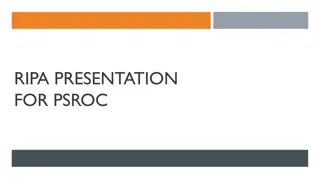 Racial and Identity Profiling Act (RIPA) in California