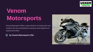 Automatic Motorcycles for Effortless Riding | Venom Motorsports USA