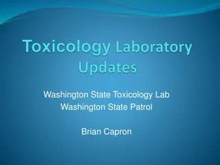 Toxicology Laboratory Updates and Certifications