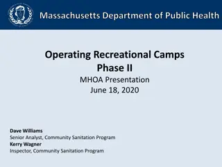 Guidelines for Summer Camps in Massachusetts during COVID-19