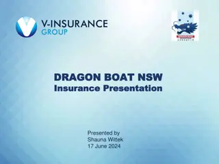 Dragon Boat NSW Insurance Presentation Overview