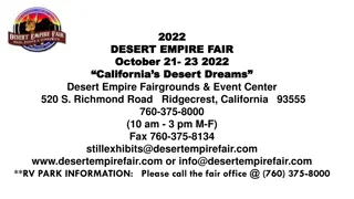 Desert Empire Fair 2022: Event Details and Information