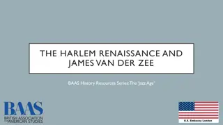 The Harlem Renaissance and James Van Der Zee: A Cultural Exploration