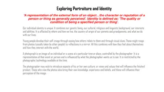 Exploring Portraiture and Identity Through Photography