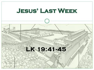 Jesus' Teachings in the Last Week: A Heartfelt Rebuke