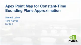 Efficient Bounding Plane Approximation Techniques in Computer Graphics