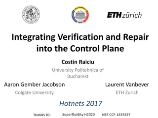 Integrated Verification and Repair in Control Plane