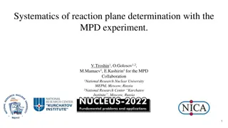 Systematics of Reaction Plane Determination with MPD Experiment