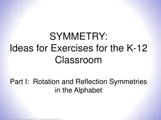 Symmetry in the Alphabet: Rotation and Reflection Symmetries