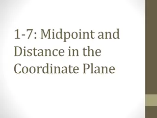 Midpoint and Distance in Coordinate Plane