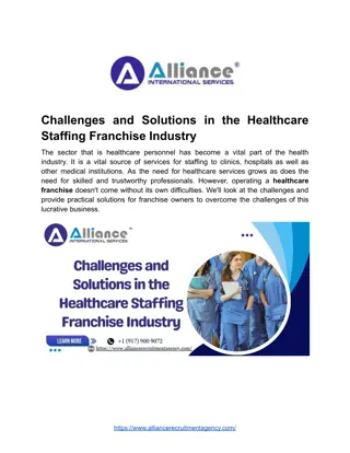 Challenges and Solutions in the Healthcare Staffing Franchise Industry