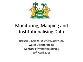 Water Point Mapping Survey in Sierra Leone