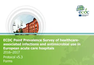 ECDC Point Prevalence Survey of Healthcare-associated Infections and Antimicrobial Use in European Acute Care Hospitals 2016-2017 Protocol v5.3 Forms