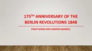 The Berlin Revolutions of 1848: A Historic Perspective