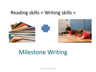 Academic Writing Skills Development for Elementary Grades