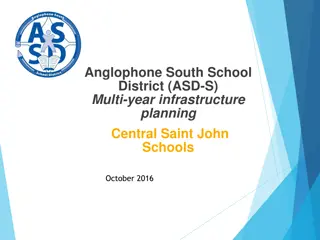 Anglophone South School District (ASD-S) Infrastructure Planning Overview