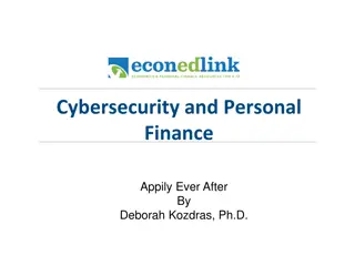 Cybersecurity and Personal Finance: A Tale of Appily Ever After