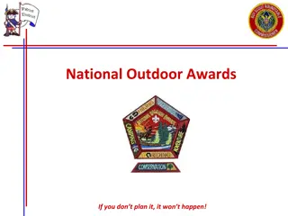 National Outdoor Awards - Recognizing Excellence in Outdoor Participation