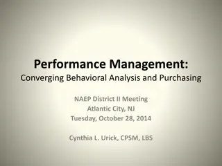 Performance Management and Behavioral Analysis in Organizational Psychology