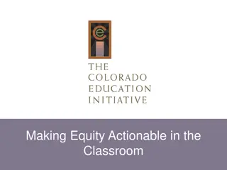 Understanding Identity and Equity in Education